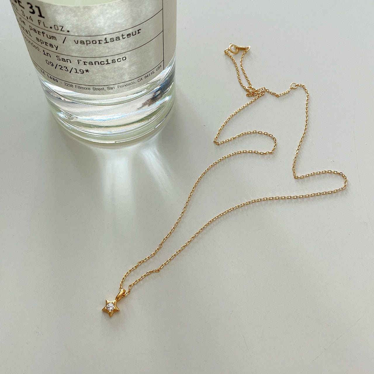 HELENA Freshwater Pearl Moon And Star Celestial Necklace, Gold Sterling Silver Chain, Layered Jewelry, Unique Designer, Wedding Gift For Her
