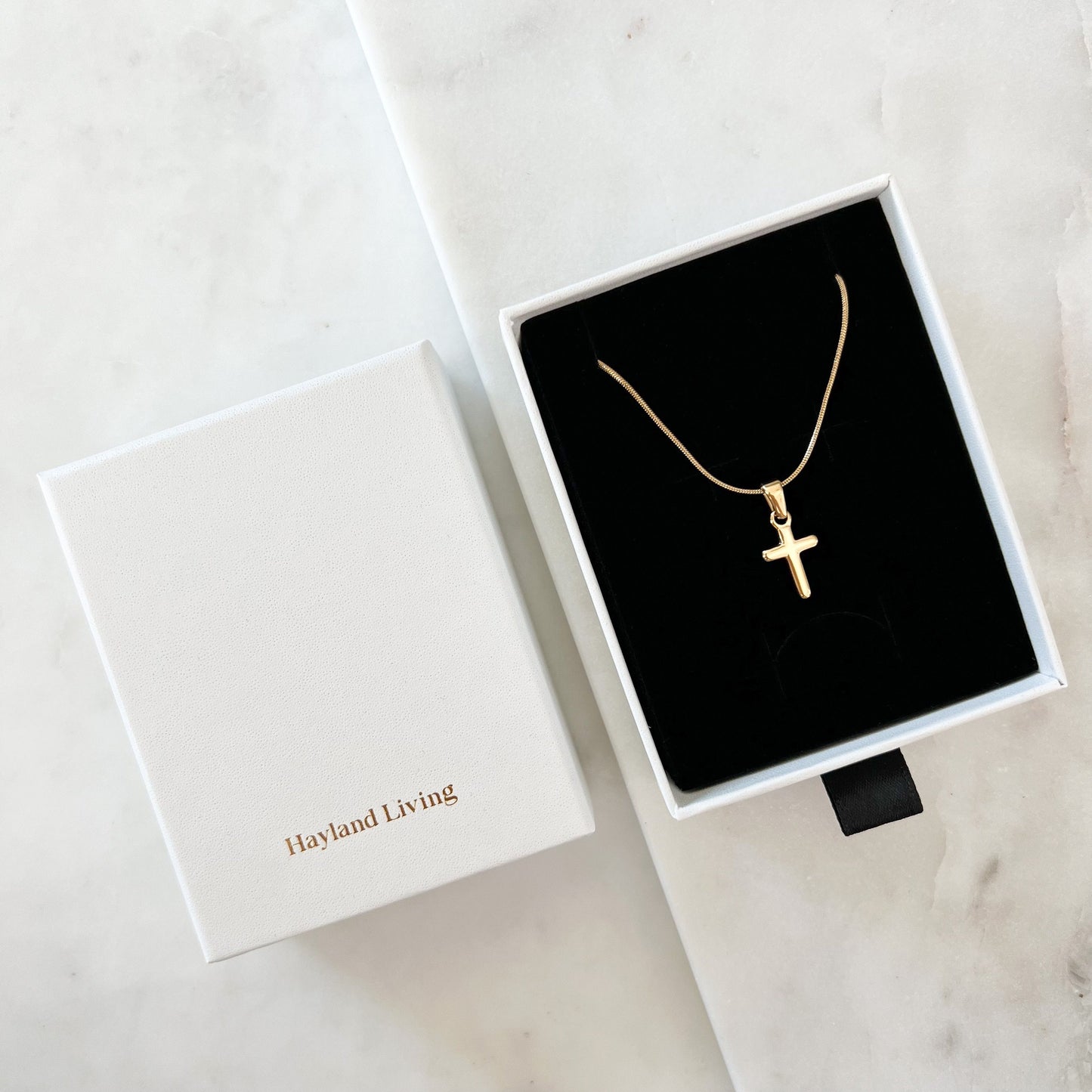 ELLA Crucifix Cross Pendant, Couple Necklace Set, Gold Designer Jewelry, Baptism Gift for Her, Keychain Ideas, Unique Details, Unisex Charm