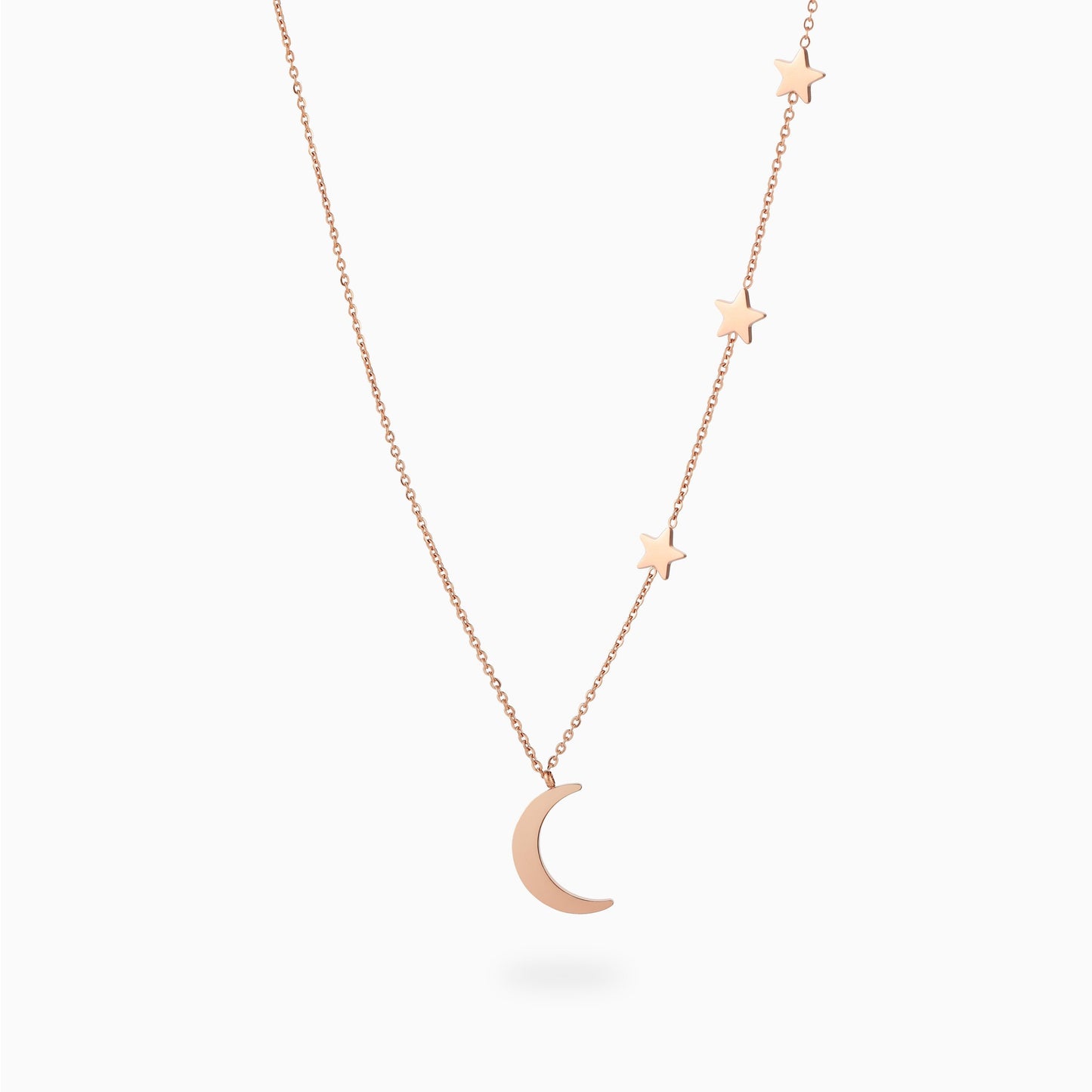 ANNIKA Moon And Star Choker Necklace Set, Gold Crescent Celestial Set, Dainty Layered Jewelry, Vintage Unique Designer, Wedding Gift For Her