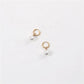 MARJUT Pearl Baroque Hoop Earrings, Korean Designer, Gold Dangle Drop Jewelry, Vintage Huggie Decor, Kawaii Gift for Her, Unique Details Set