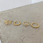 ESSI Diamond Eternity Ring, Gold Stackable Ringlet, Open Thin Band, Layered Midi Decor, Wedding Promise Gift for Her, Unique Detail Jewelry