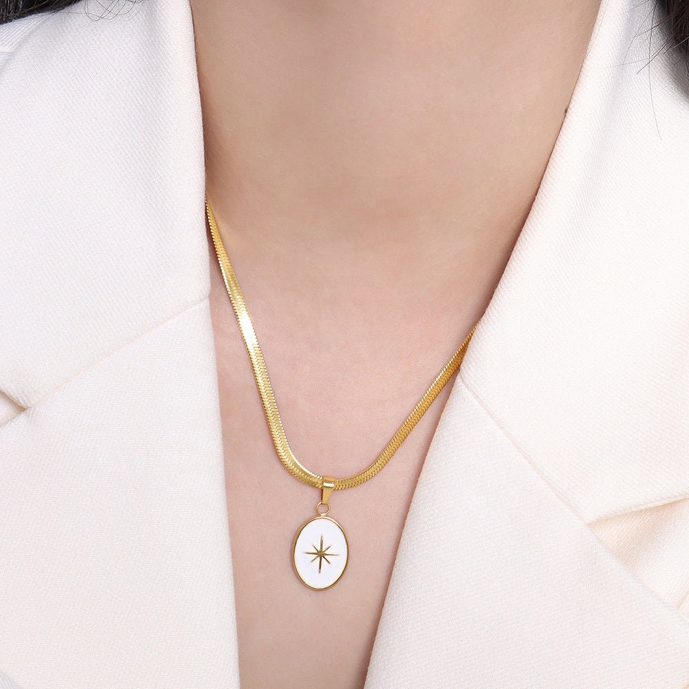 Gold Disc Layering Pendant for Women | Jewelry Gift | Parken Jewelry