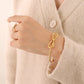 JAKKI Kawaii Bow Ring ∙ Gold Tie The Knot Bracelet ∙ Simple Thin Jewelry ∙ Wedding Bridesmaid Gift For Her Girl Kid Mother Daughter