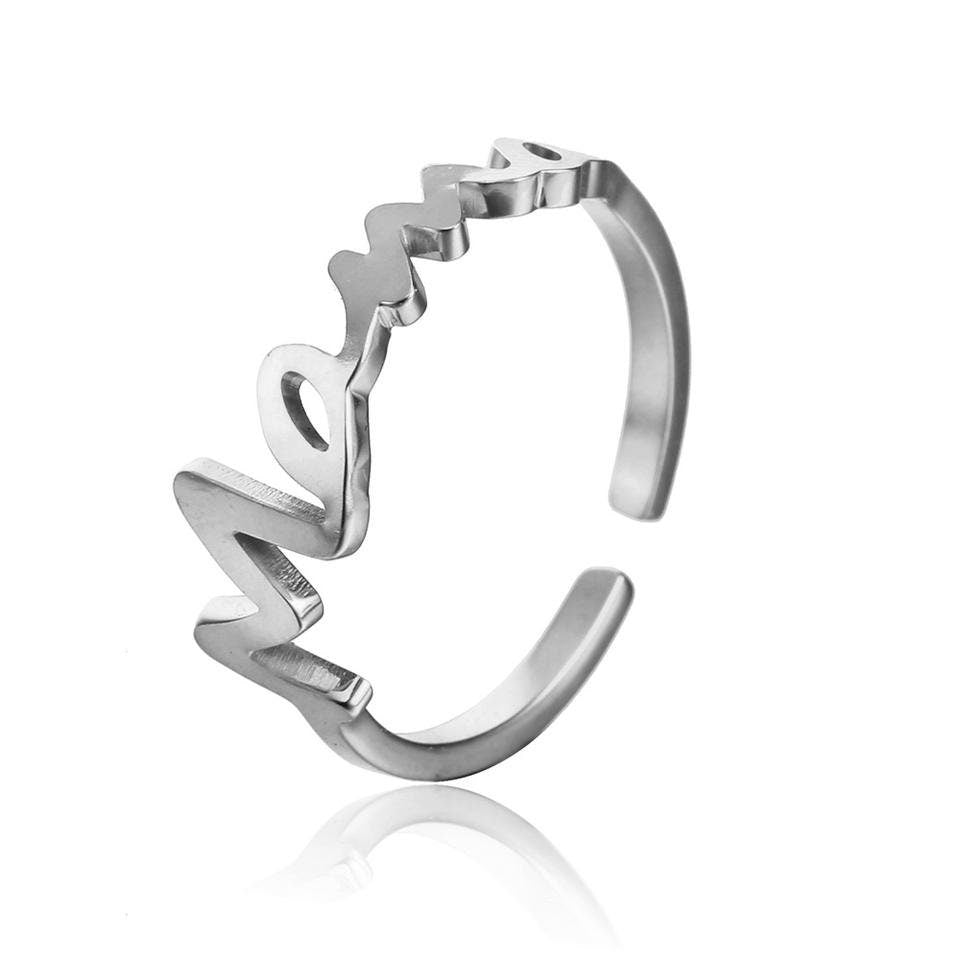 Silver MAMA Ring